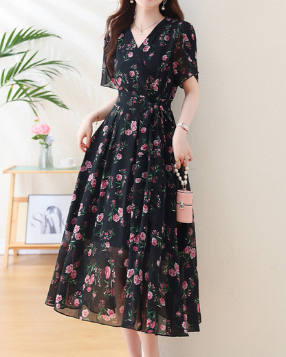 Daphne Bloom Soft Midi Dress