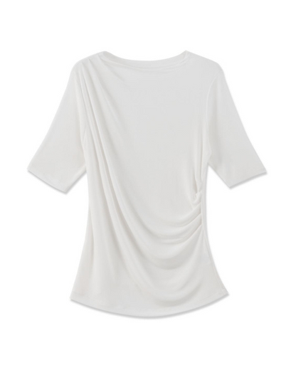 Elise Drape Acetate T-Shirt