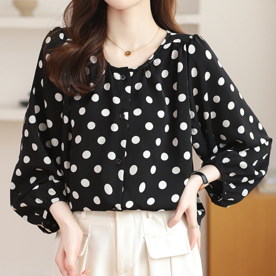 Lina Poise Dot Blouse