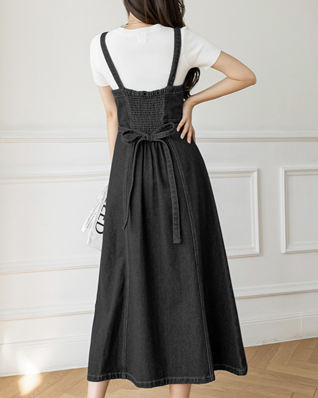 Cleo Soft Button Denim Dress