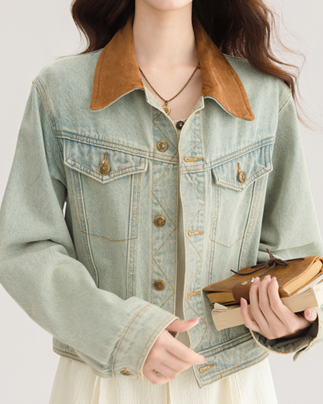 Ivy Soft Collar Denim Jacket