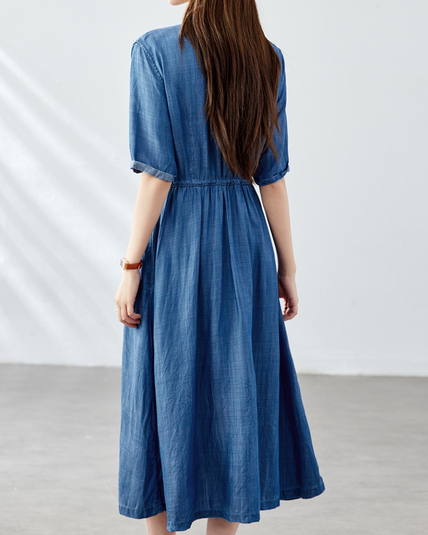 Isla Ease Pocket Shirt Dress