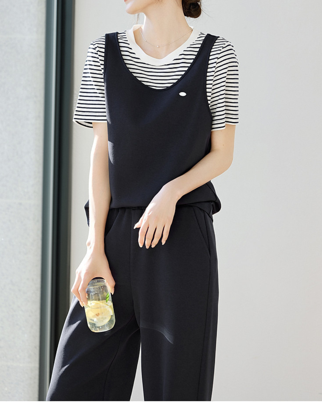 Elise Calm Stripe Layer Set
