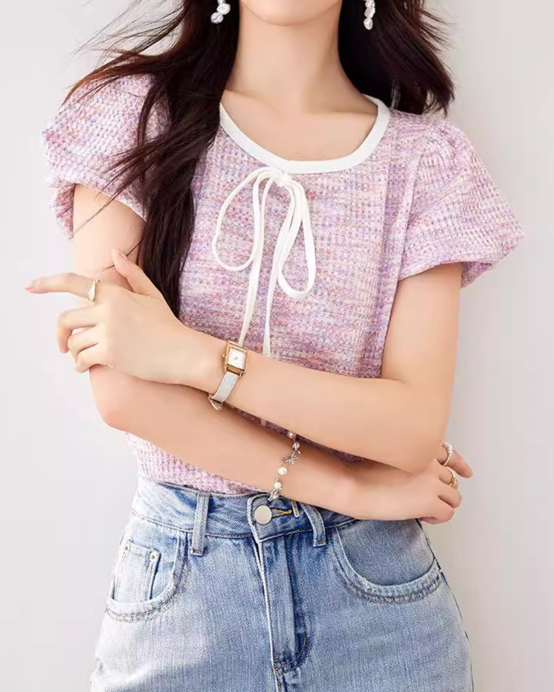 Livia Ribbon Puff T-Shirt