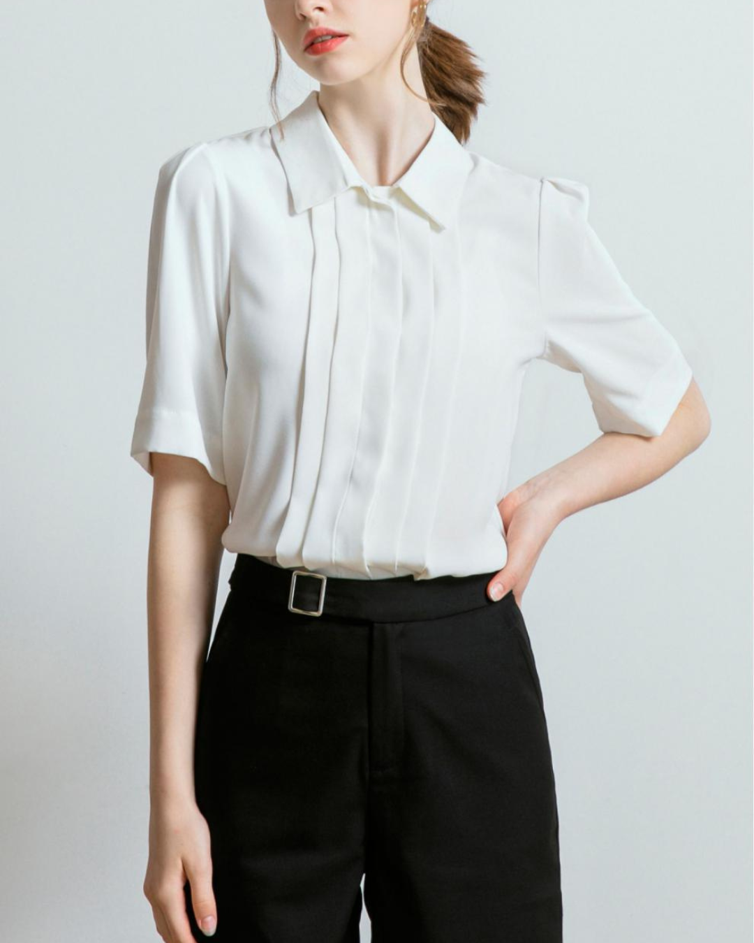 Lina Pleat Line Shirt