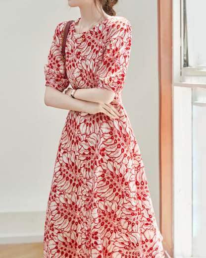 June Bloom Embroidered Dress