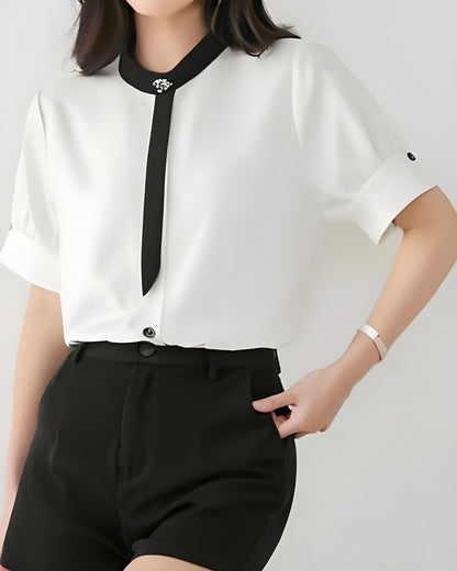 Livia Grace Trim Blouse