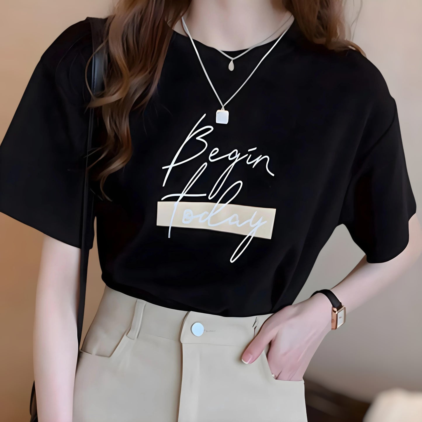 Vera Calm Script T-Shirt