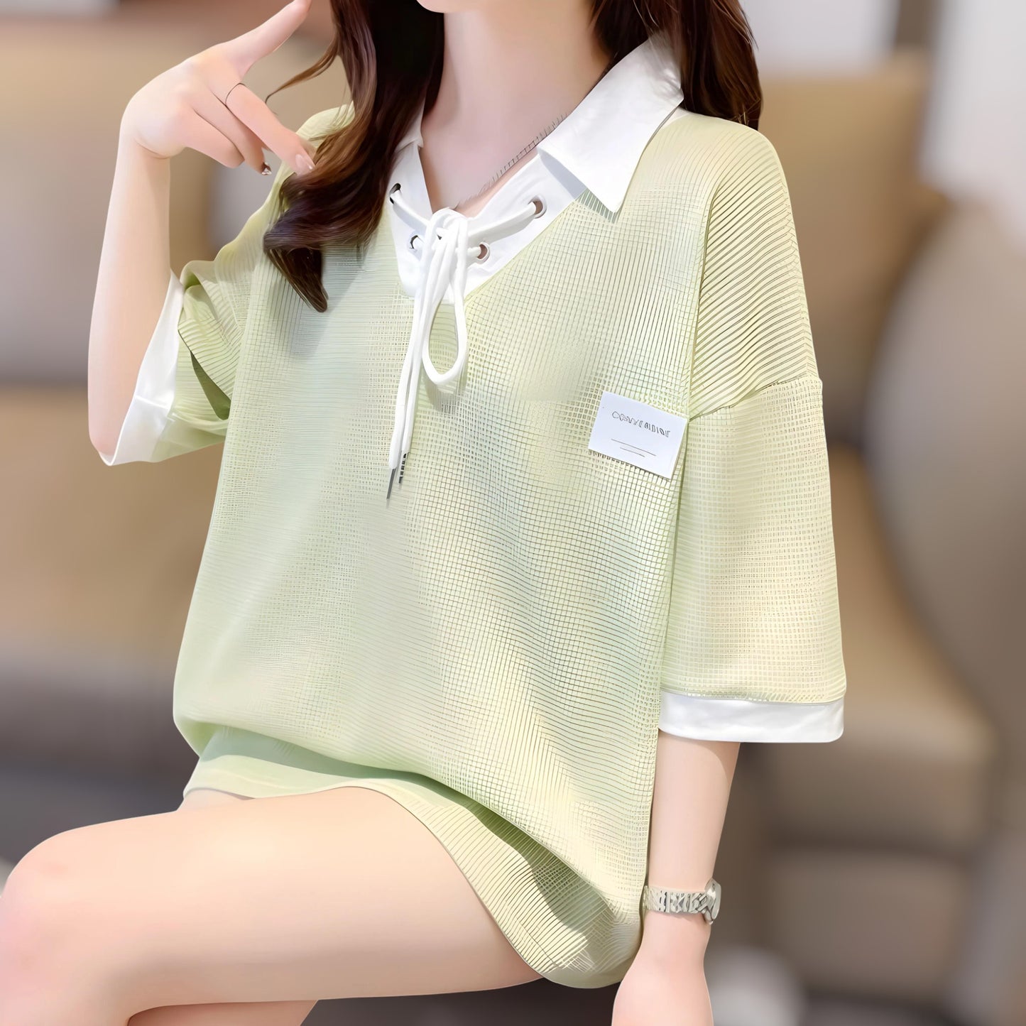 Marine Ribbon Relax T-shirt