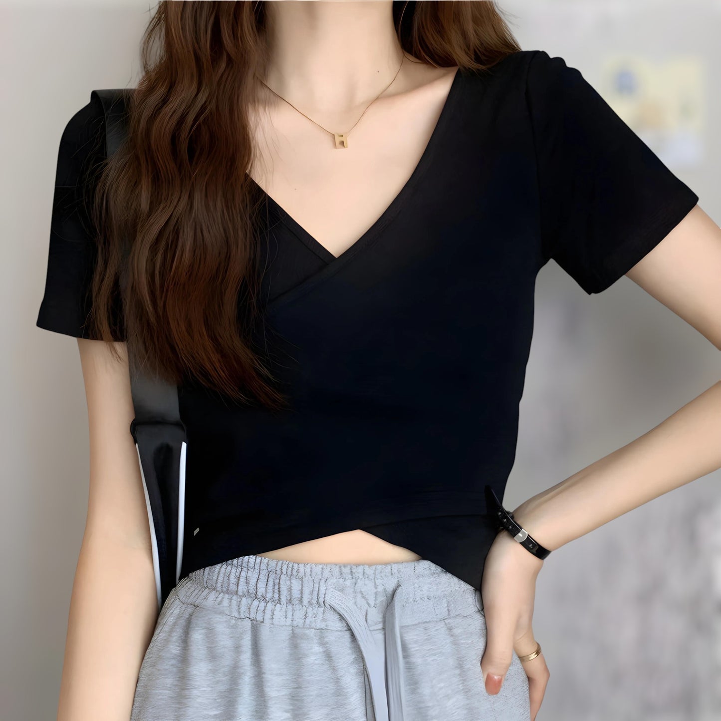 Elara Cross Curve T-Shirt