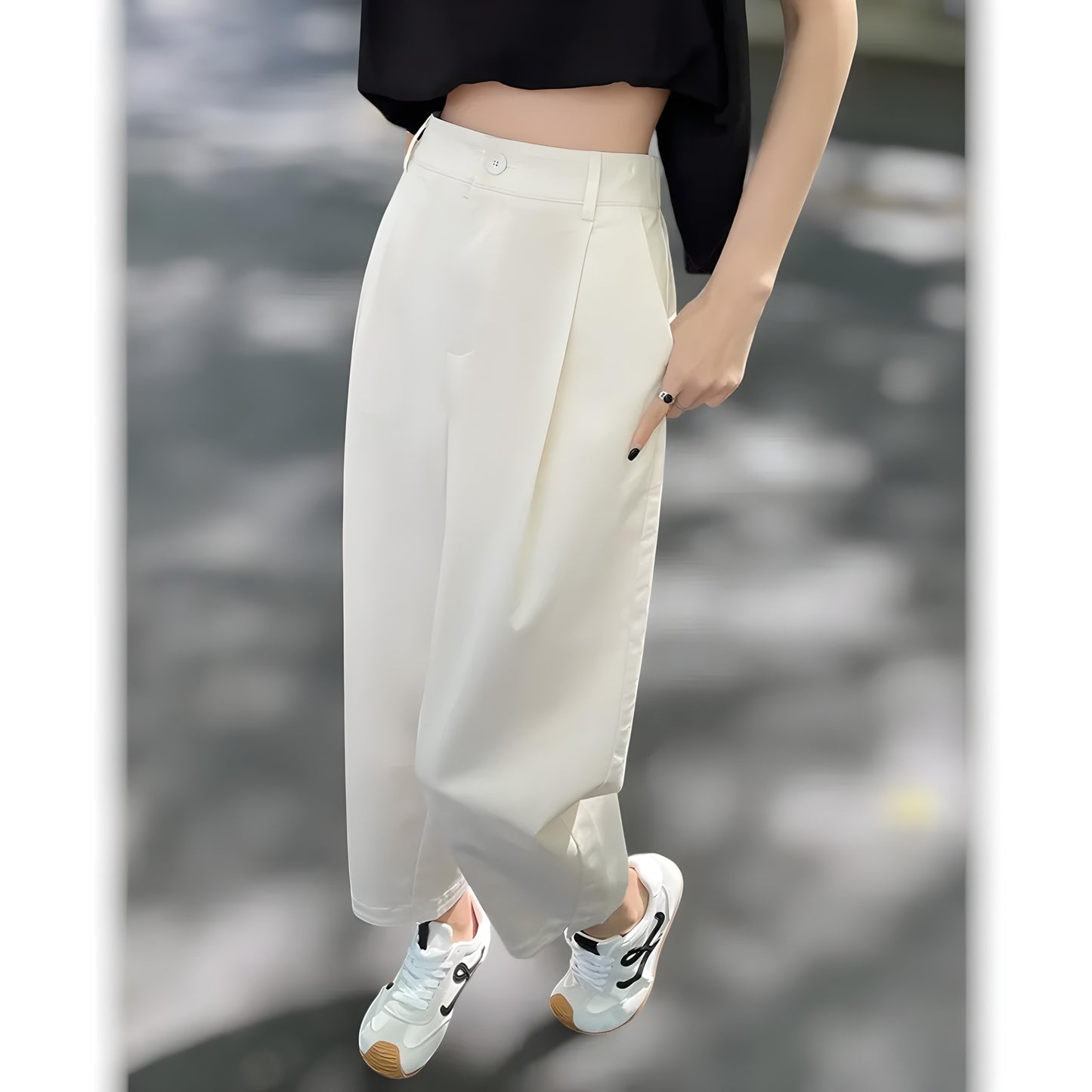 Noa Soft Barrel Cropped Pants