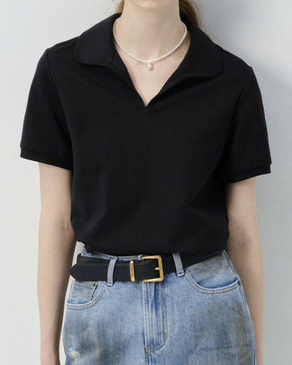 Lina Soft Collar T-Shirt