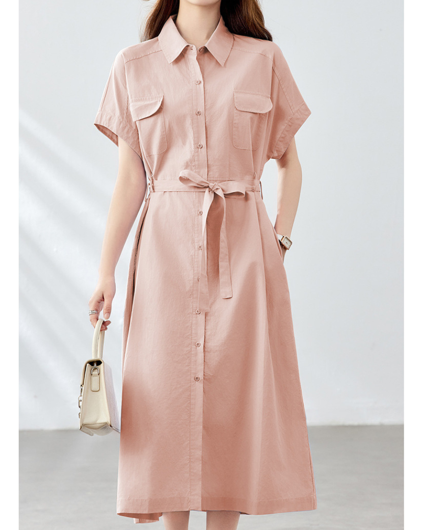 Mira Ease Utility Shirt Dress