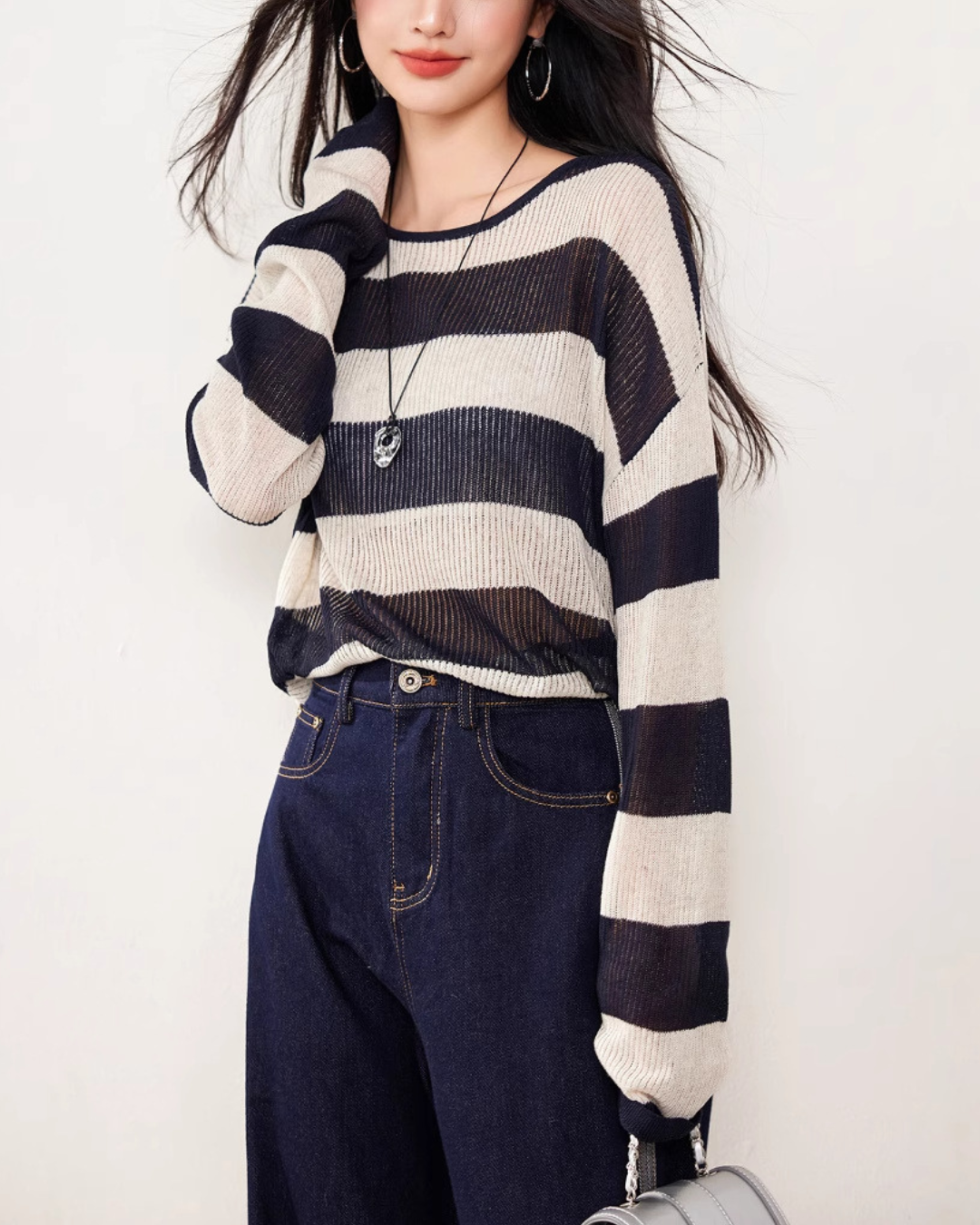 Amble Stripe Soft Knit Shirt