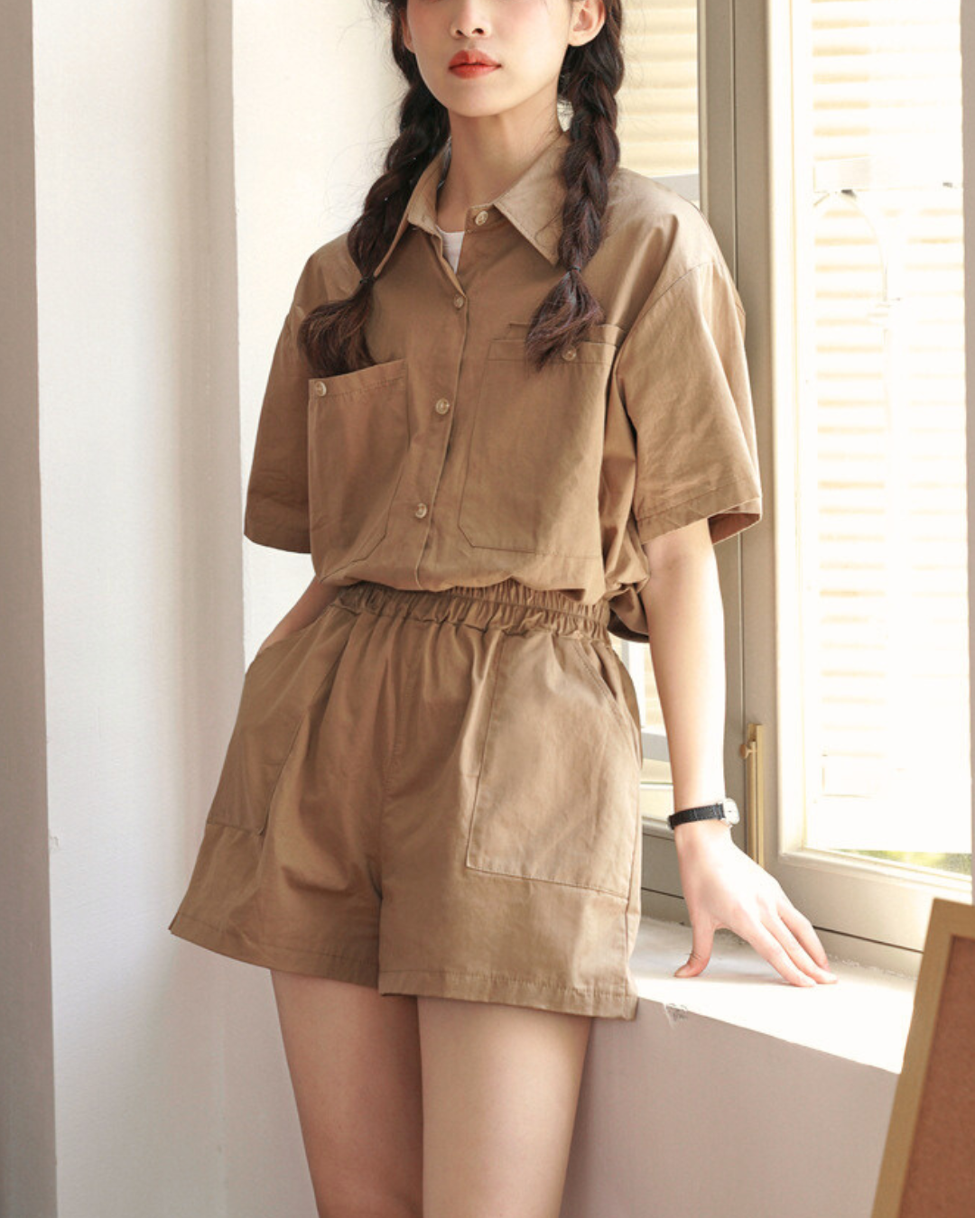 Eloise Ease Cotton Short Set