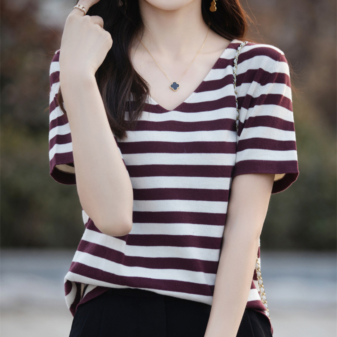 Delia Soft Stripe T-Shirt