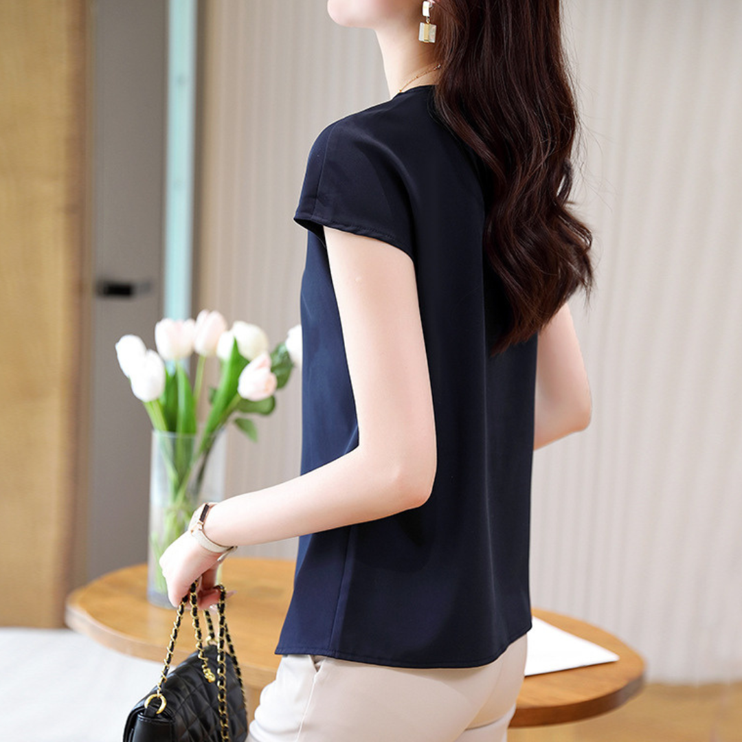 Elodie Split Panel T-Shirt