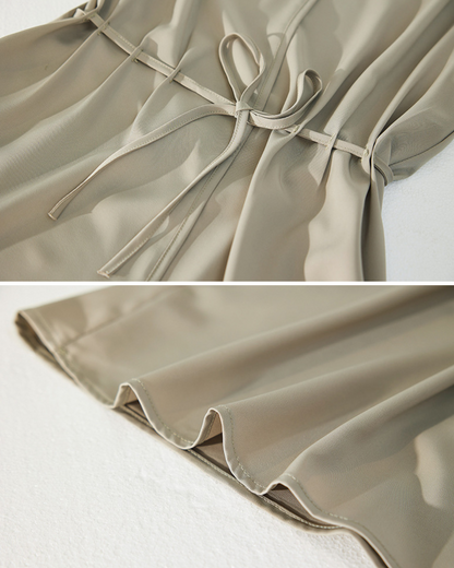 Lina Flow Waist Tie Dress