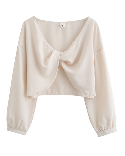 Lilou Draped Twist Blouse