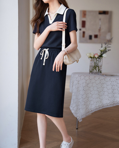 Odette Contrast Collar Set