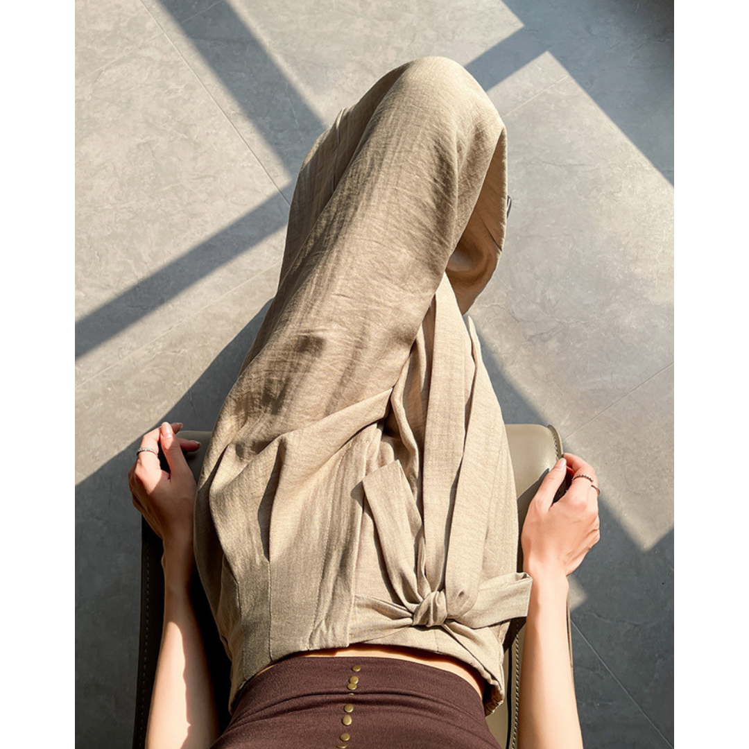 Lora Drift Waist Tie Trousers