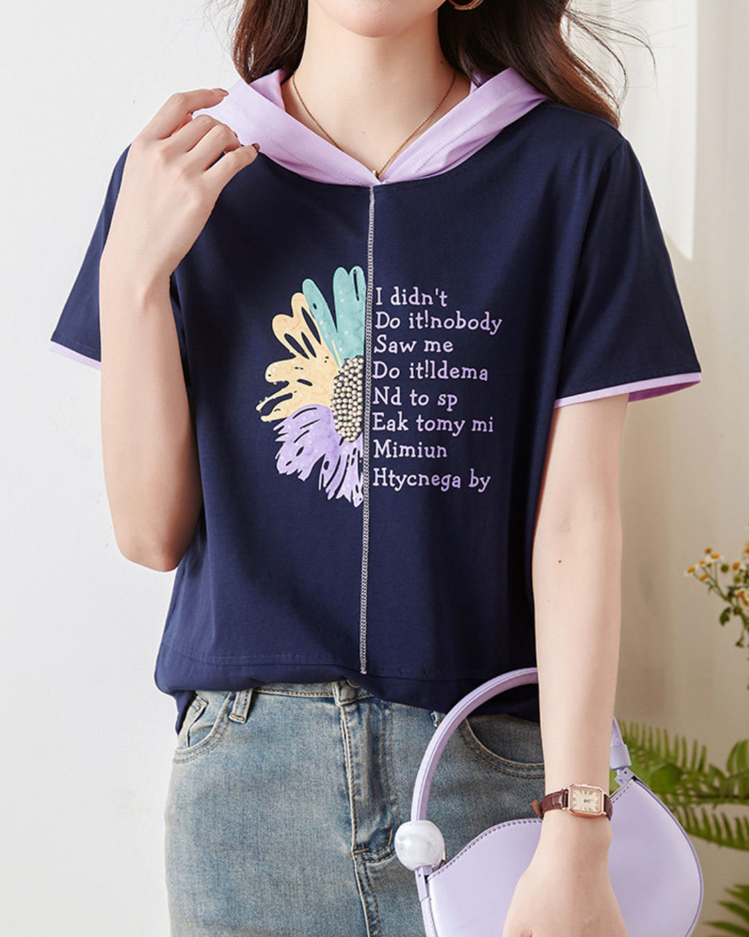 Avia Bloom Script Hoodie T-Shirt