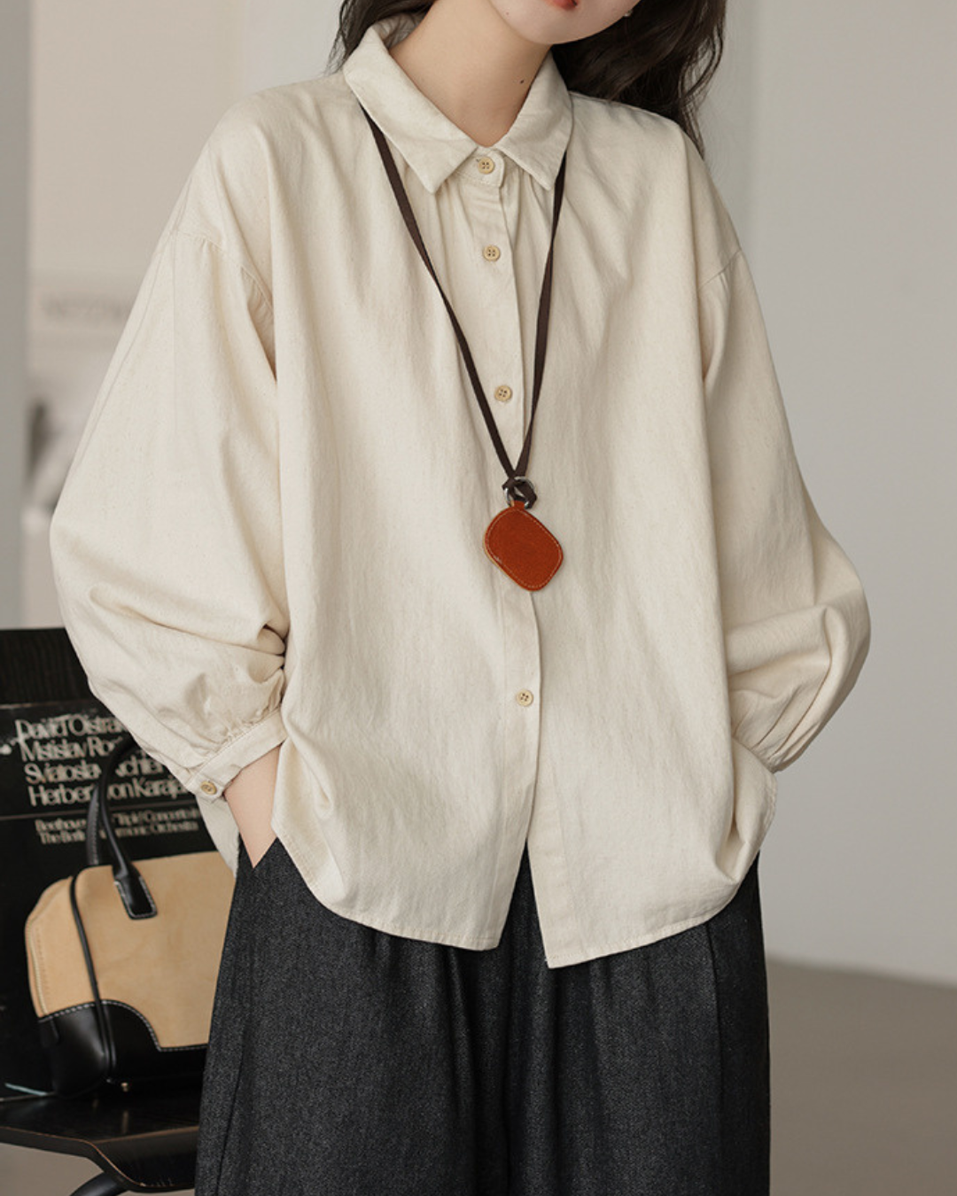 Elora Soft Drop Shoulder Shirt