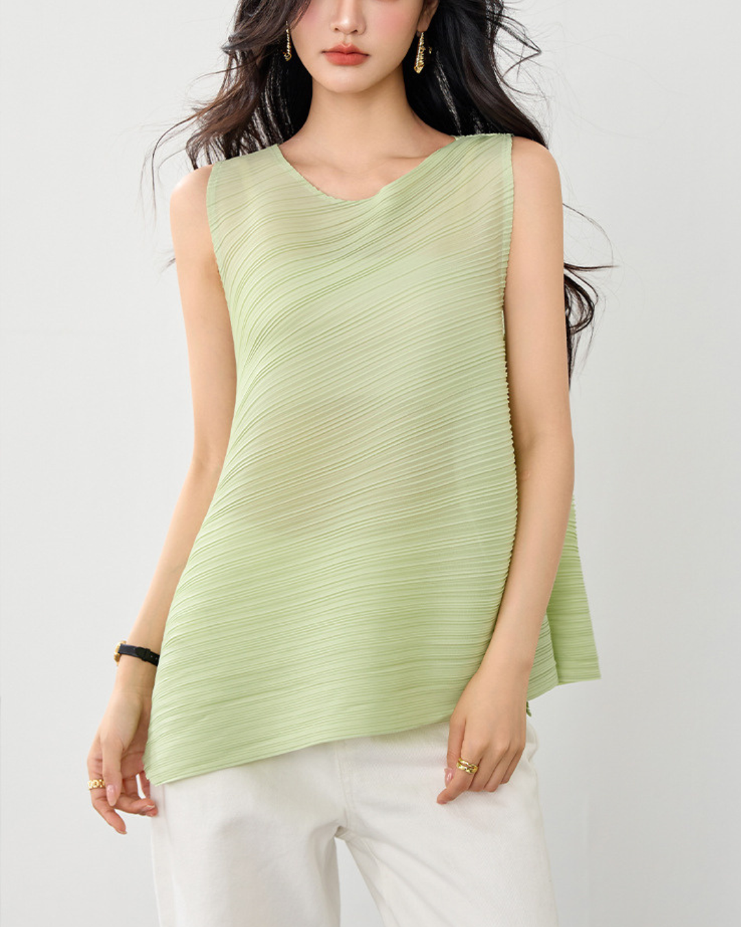 Elowen Pleat Flare Tank