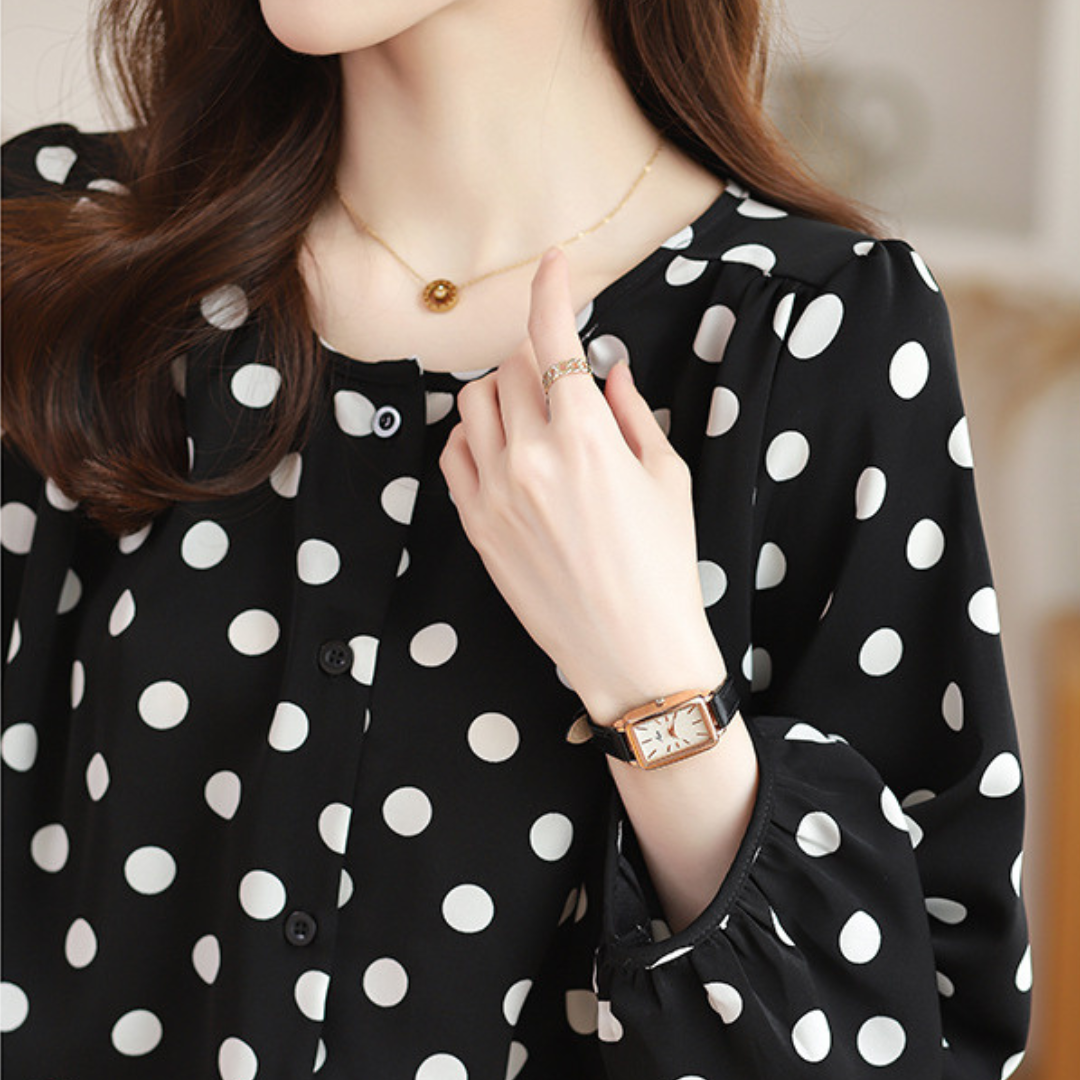 Lina Poise Dot Blouse