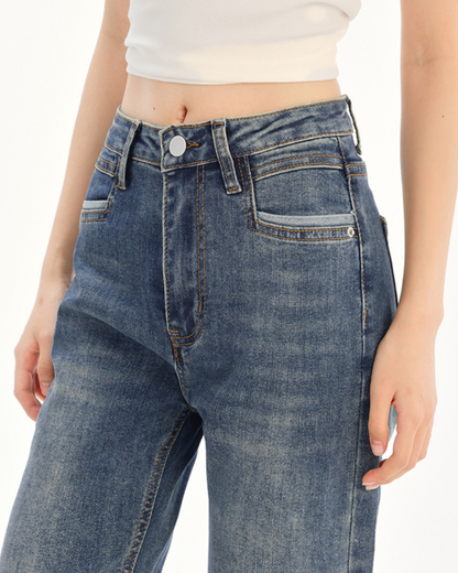 Livia Soft Bow Cuff Denim