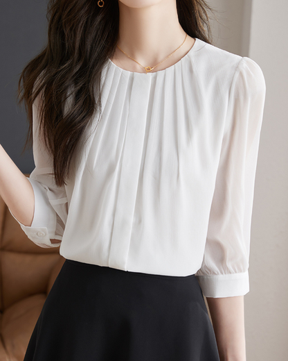 Nora Soft Curve Sleeve Blouse