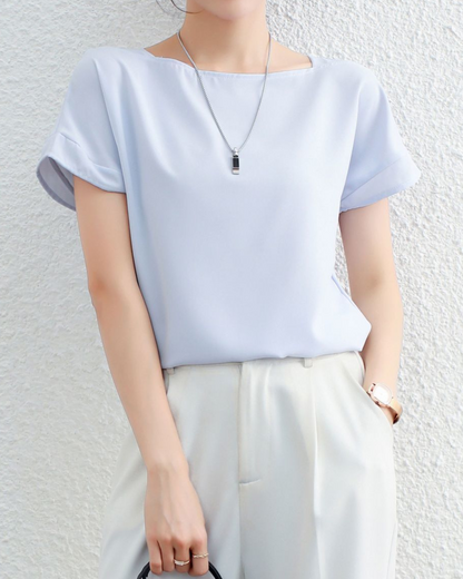 Isla Airy Curve Sleeve Blouse