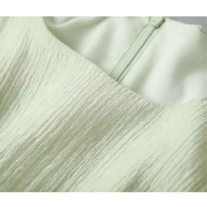 Lila Light Crinkle Cotton Dress