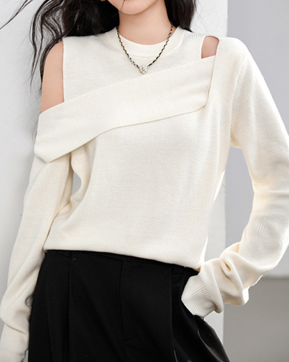 Elodie Off-Bar Knit Top