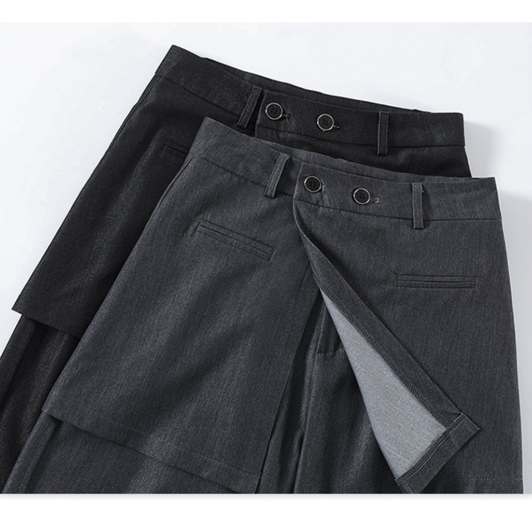 Lunel Layered Pleat Trousers