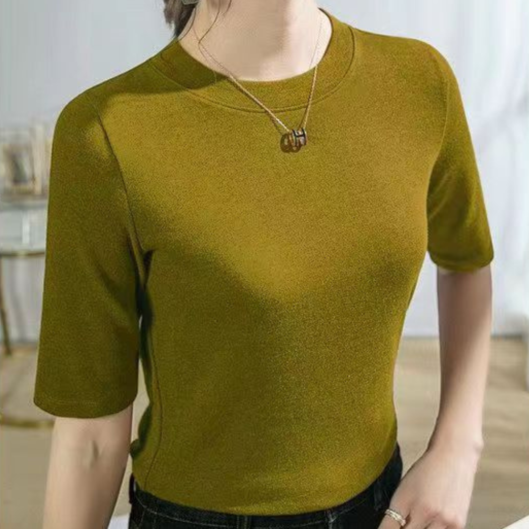 Amira Smooth Half Knit Top