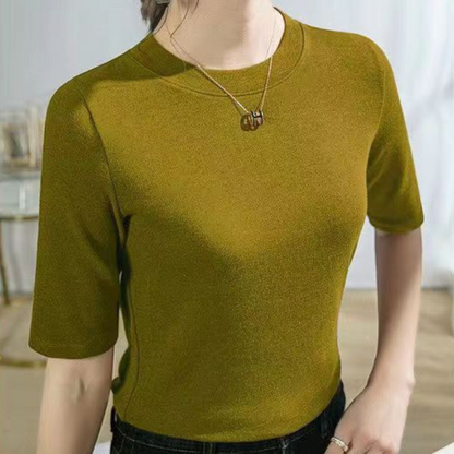 Amira Smooth Half Knit Top