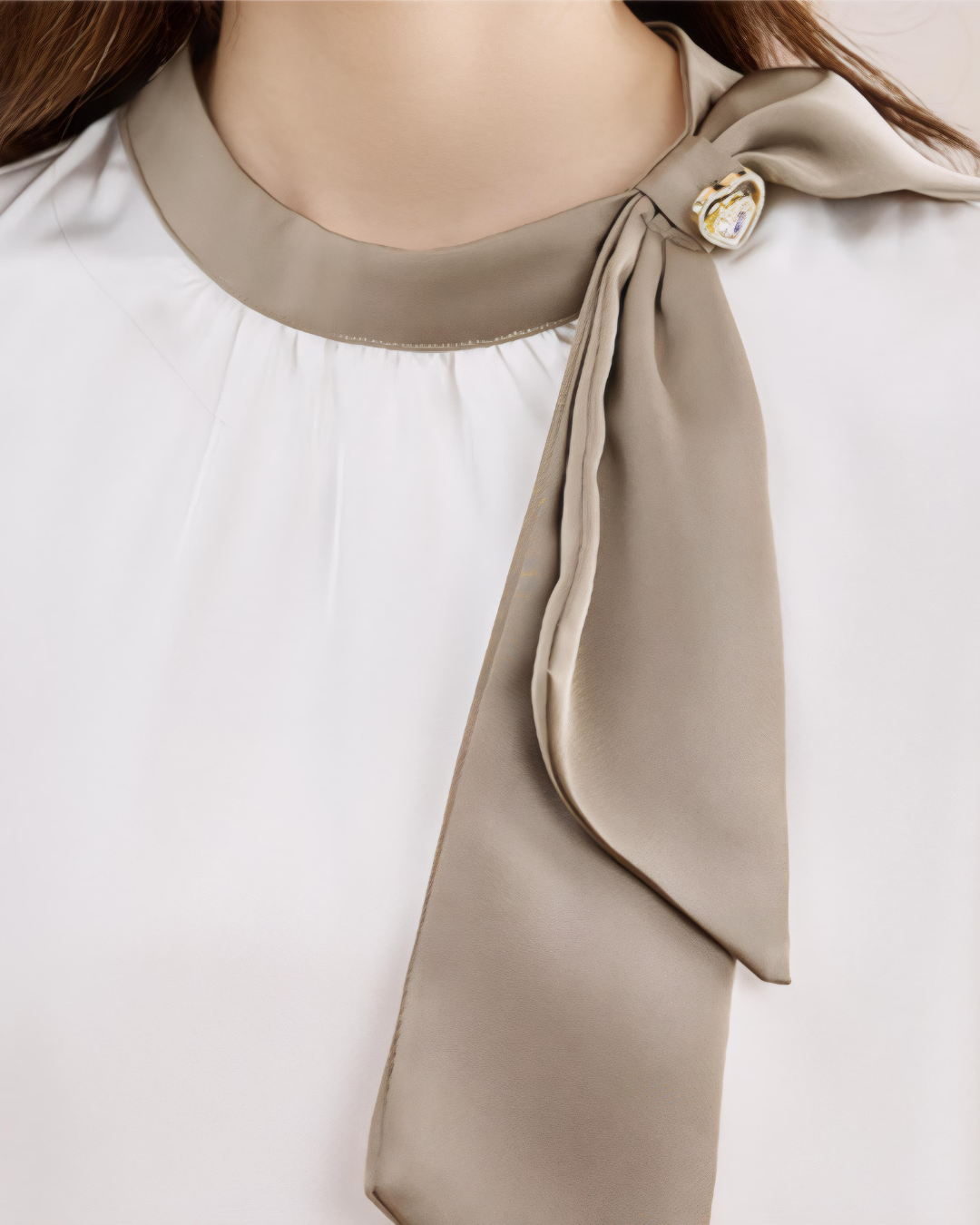 Amelie Ease Collar Blouse