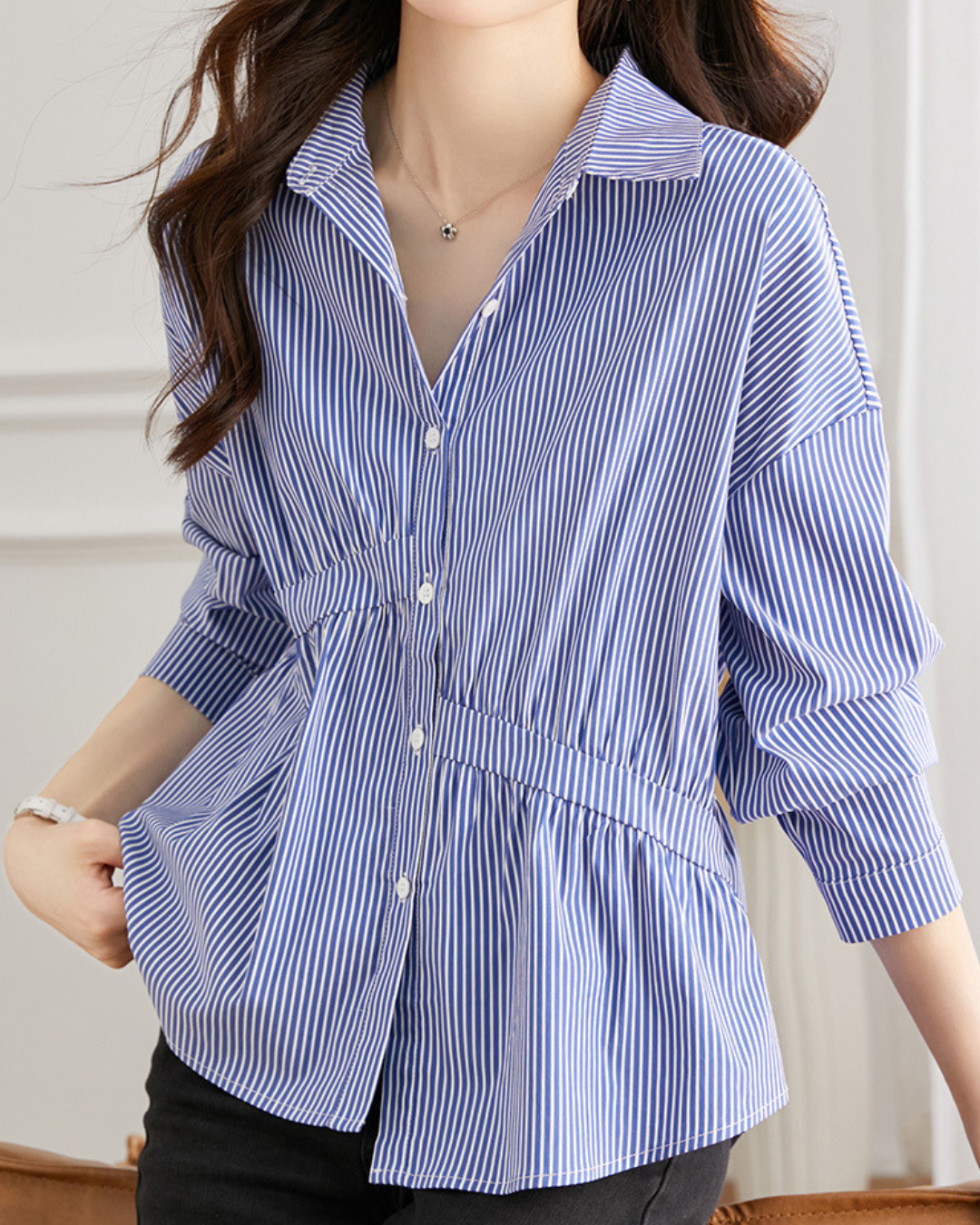 Elowen Calm Stripe Blouse