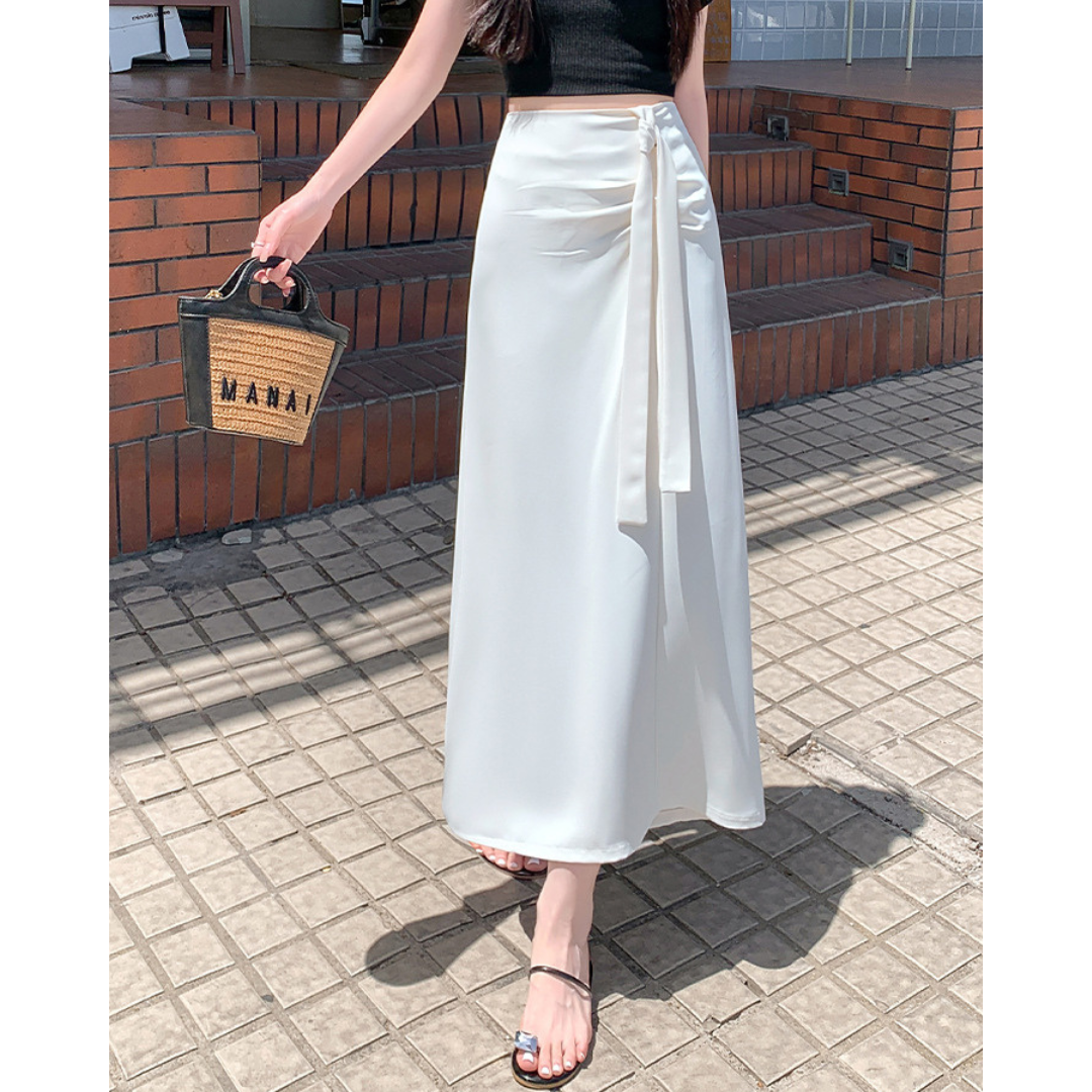 Mira Soft Tie Column Skirt