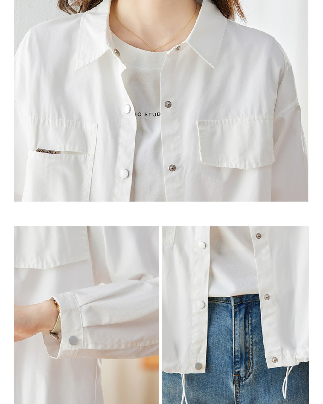 Talia Ease Utility Cotton Jacket