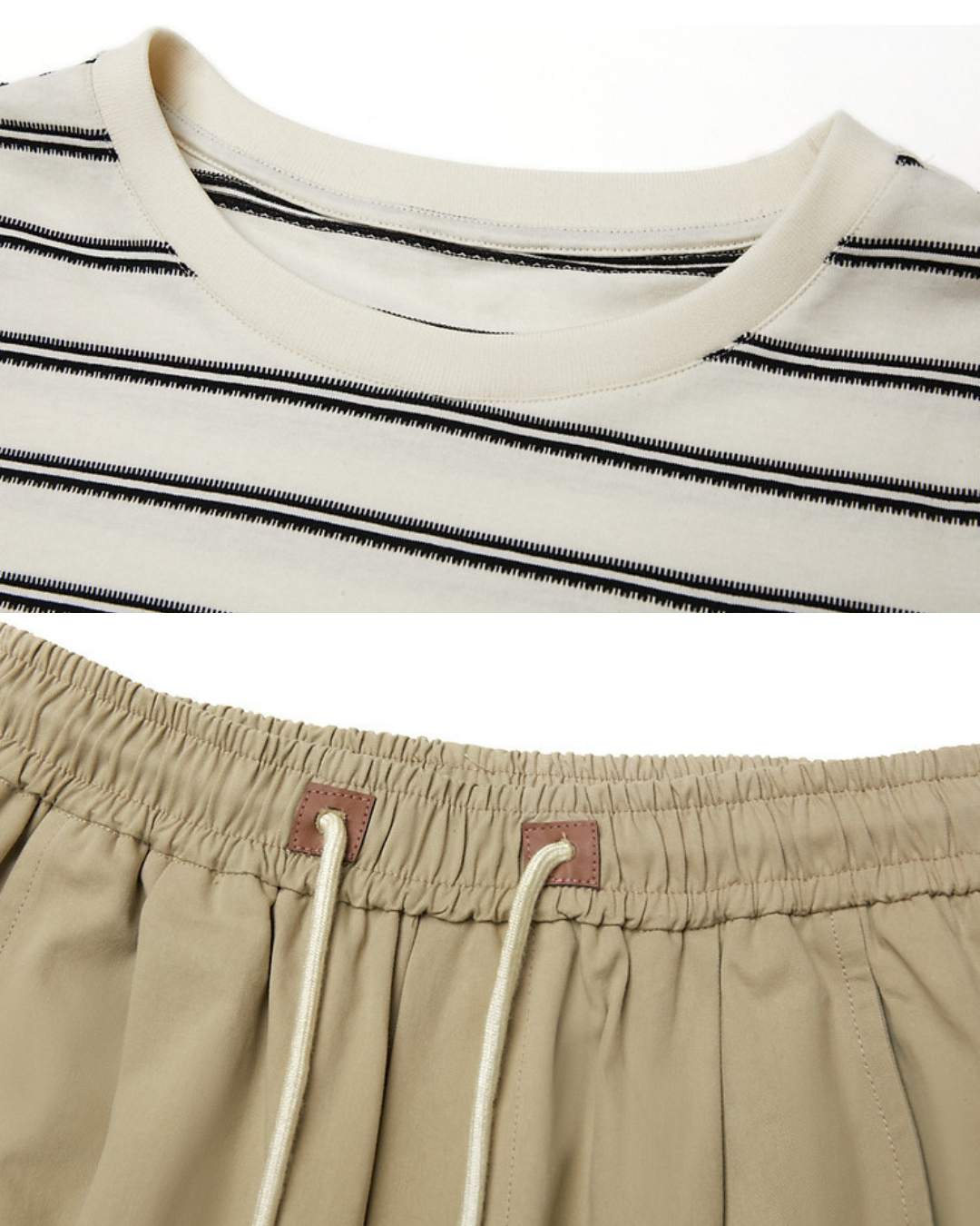 Olive Stripe Ease Set