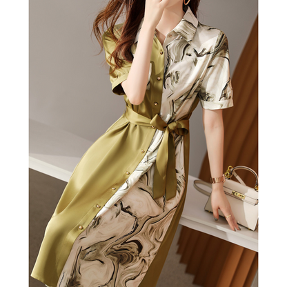 Sienna Flow Panel Shirt Dress