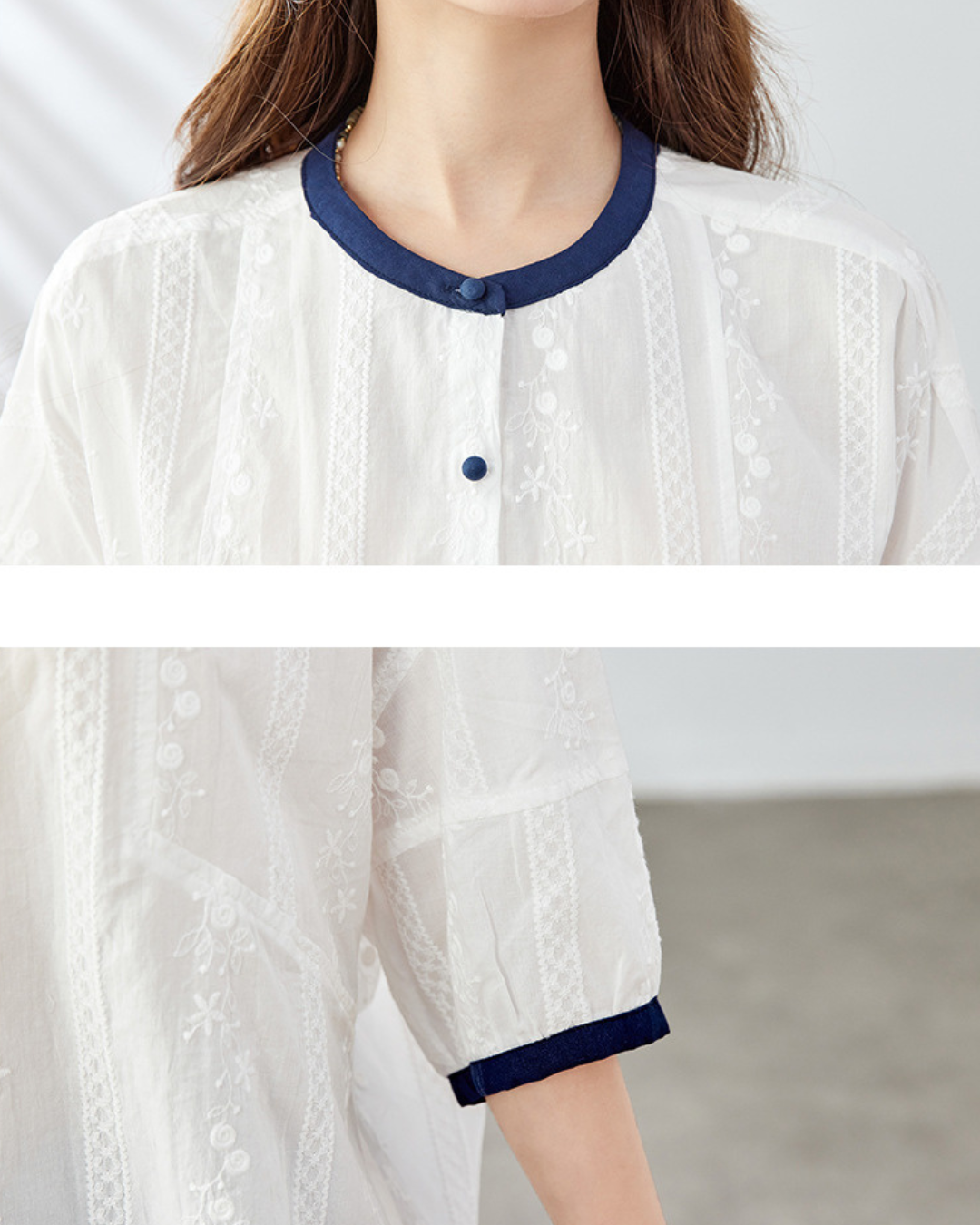 Flora Edge Calm Blouse