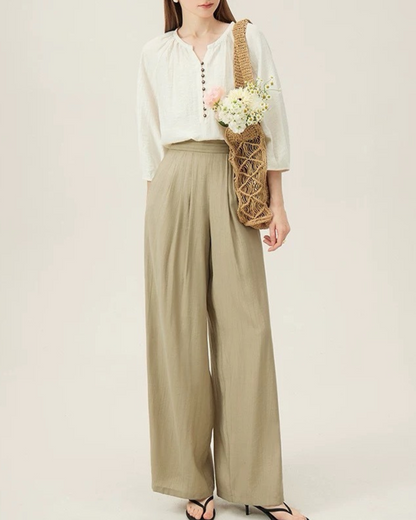 Maelle Calm Button Blouse