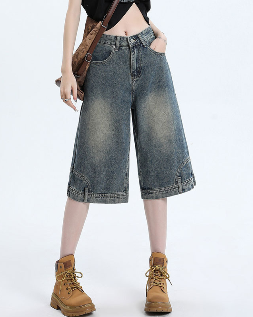 Mira Washed Wide Denim