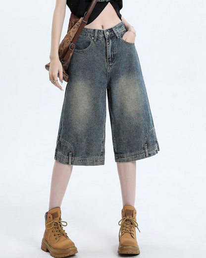 Mira Washed Wide Denim