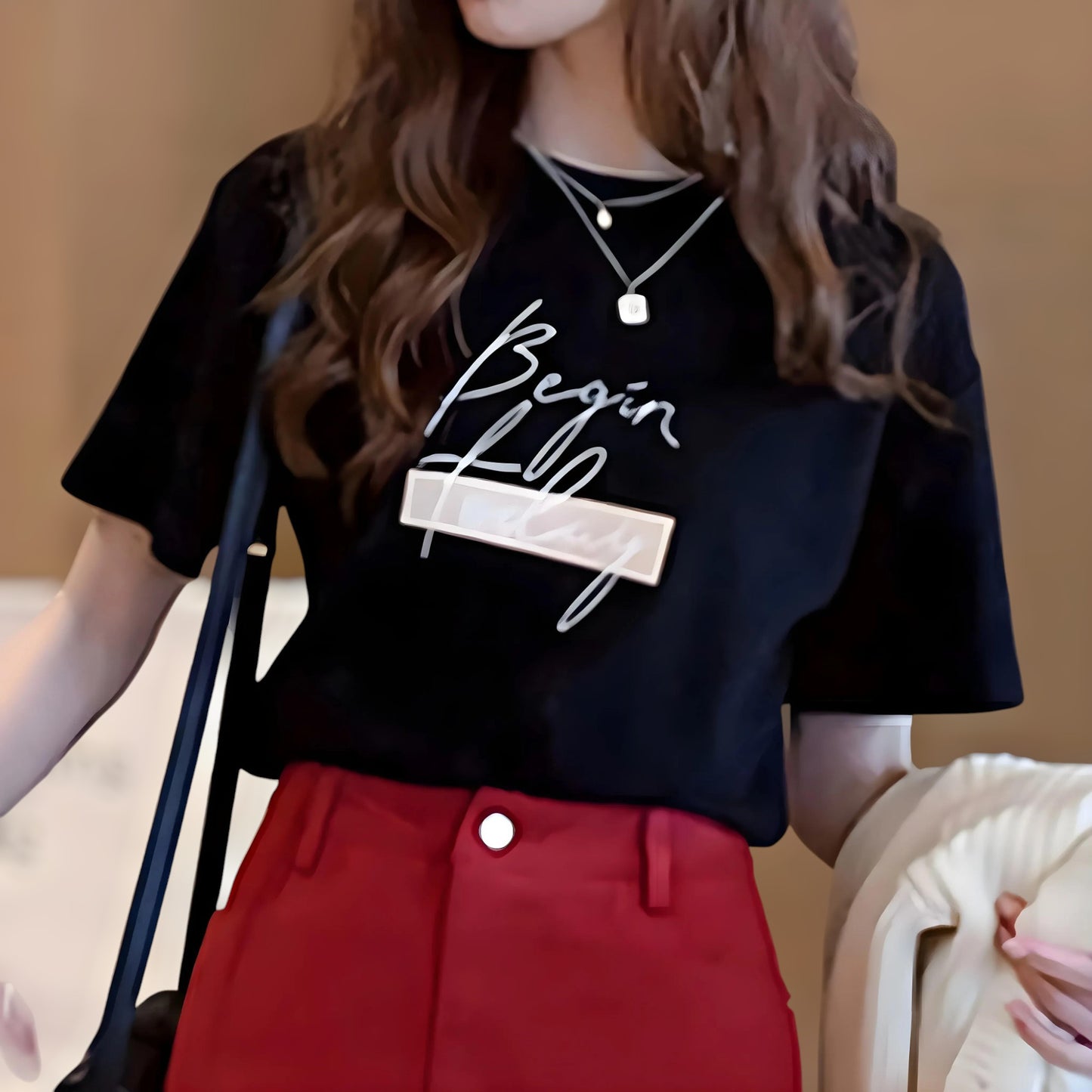 Vera Calm Script T-Shirt