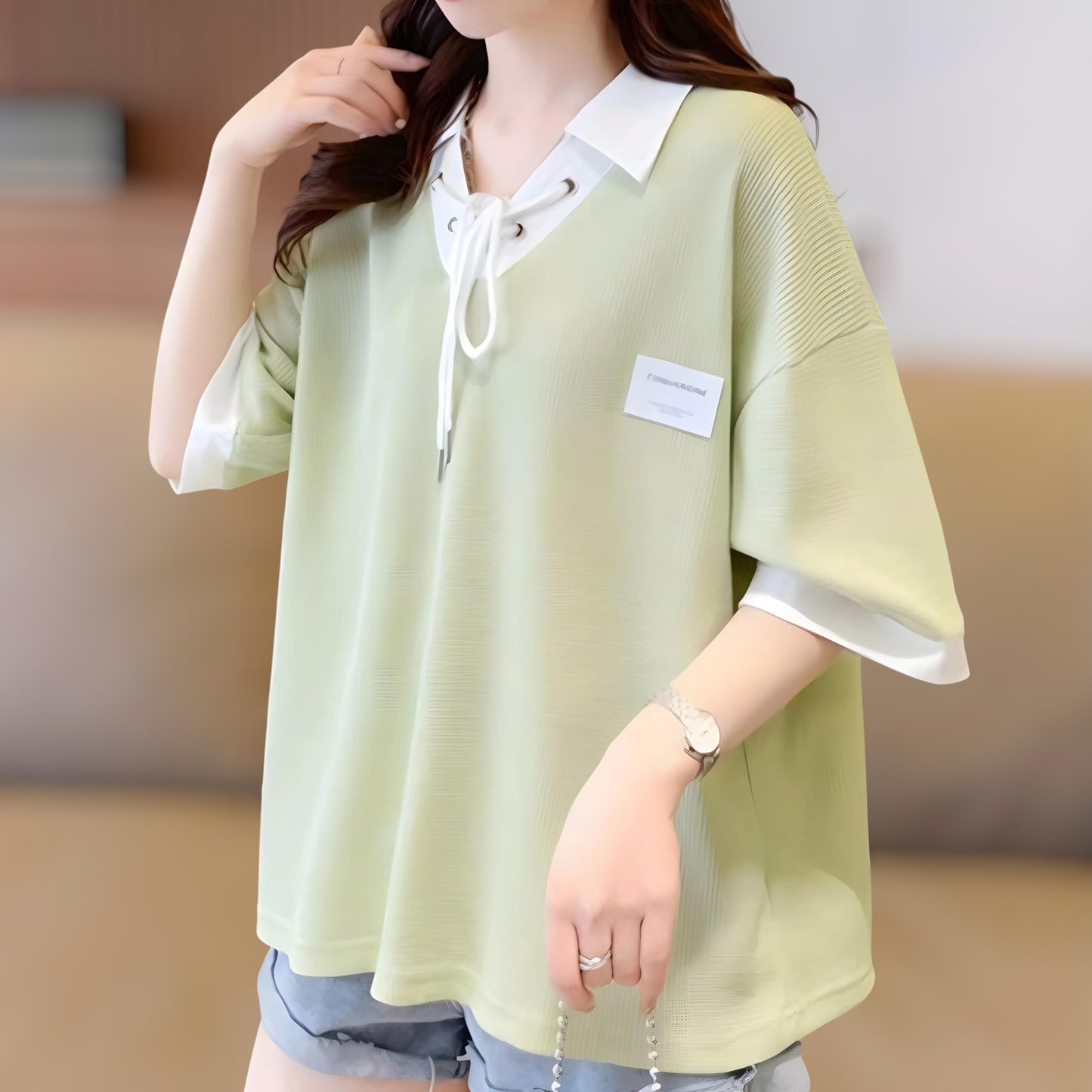 Marine Ribbon Relax T-shirt