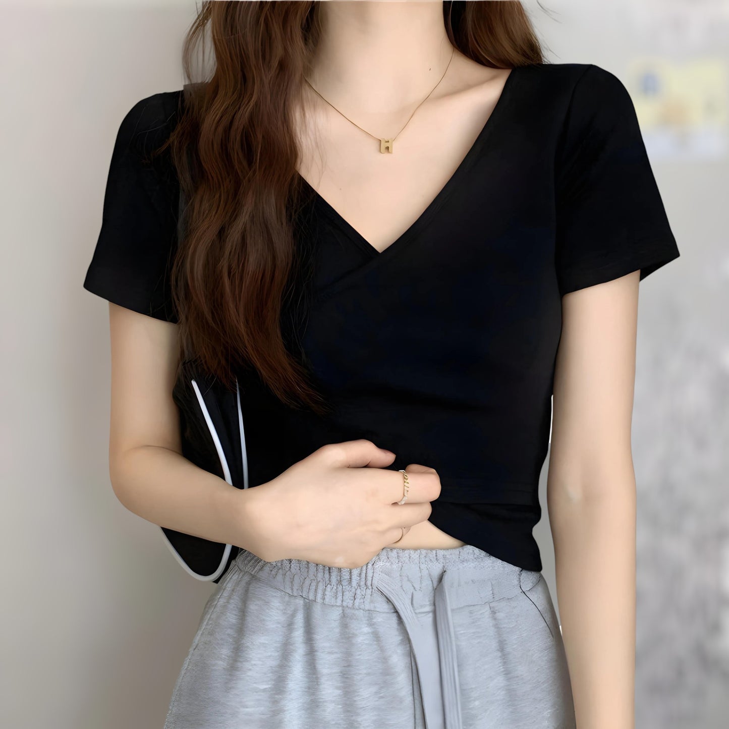 Elara Cross Curve T-Shirt